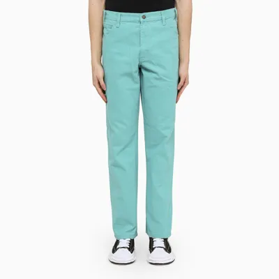 Dickies Light Blue Regular Trousers In White