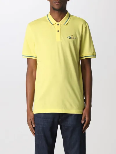 Hugo Boss Polo Shirt Boss Men In Yellow