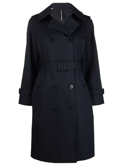 Mackintosh Muirkirk Trench Coat In Blau