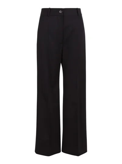 Patou Iconic Tech Serge Straight Leg Black Pants