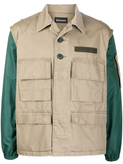 Undercoverism Multiple Flap-pocket Jacket In Braun