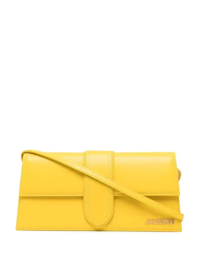 Jacquemus Le Bambino Long Shoulder Bag In Gelb