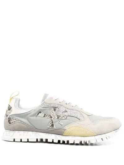 Premiata Runsead Colour-block Sneakers In Grey