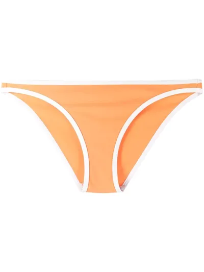 Eres Plongeon Bikini Bottoms In Limonade & Faience