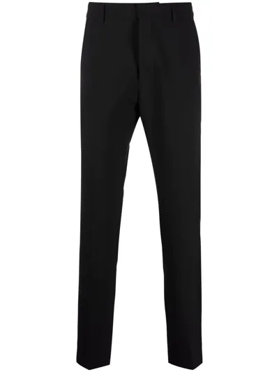 Ami Alexandre Mattiussi Cigarette-leg Cropped Trousers In Black