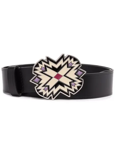 Isabel Marant Decorative-buckle Belt In Schwarz