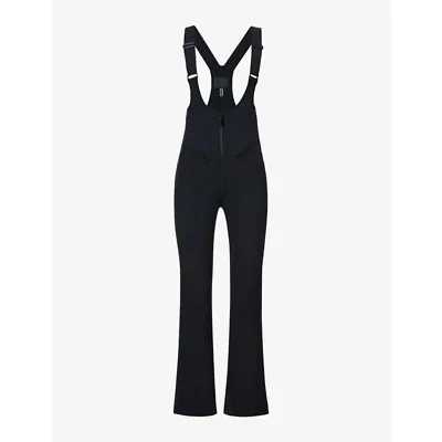 Goldbergh Phoebe Flared High-rise Stretch-woven Ski Trousers In Black