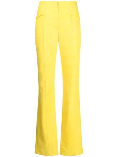 De La Vali Charlie Tailored Trousers In Gelb