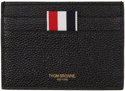 Thom Browne Black Double Sided Card Holder