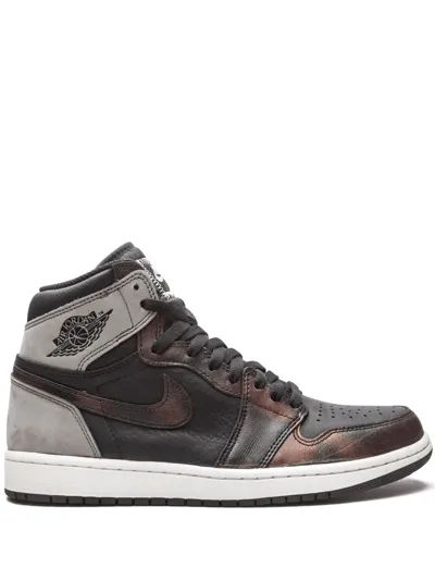 Jordan Air  1 Retro High Og Sneakers In Black