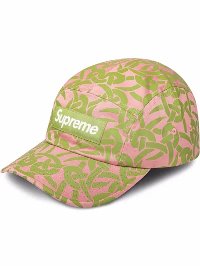 Supreme Celtic Knot Camp Cap In Pink