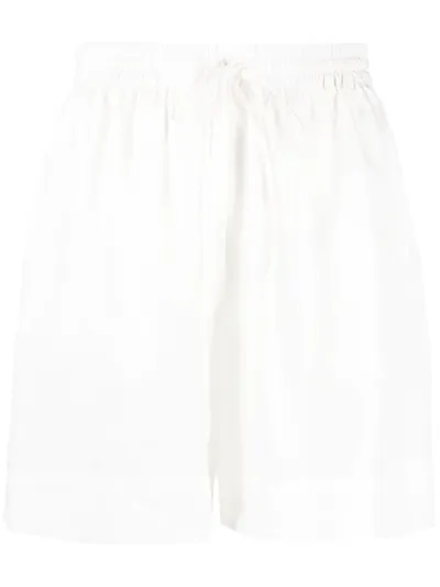 P.a.r.o.s.h Parosh Sunny Drawstring Slip-pocket Shorts In White