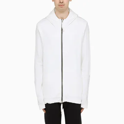 Thom Krom Off White Zipped Hoodie