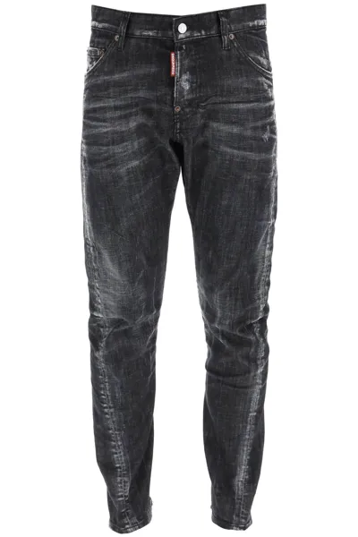 Dsquared2 Faded Black Wash Sexy Twist Jeans