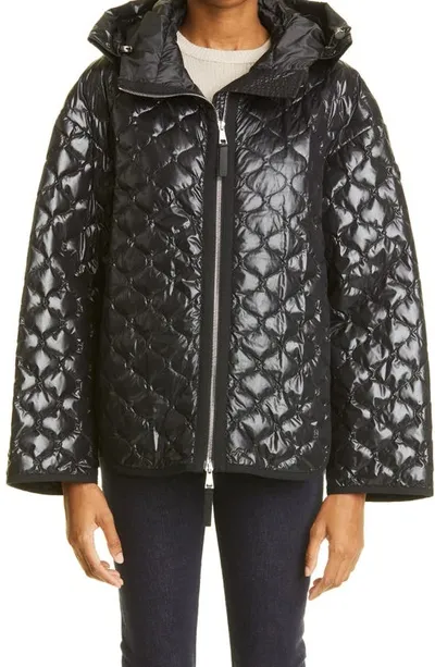 Moncler Genius 2 Moncler 1952 Black Wolin Quilted Parka Jacket