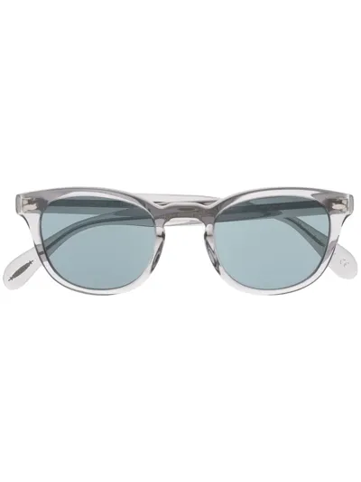 Oliver Peoples Sheldrake Tinted Round-frame Sunglasses