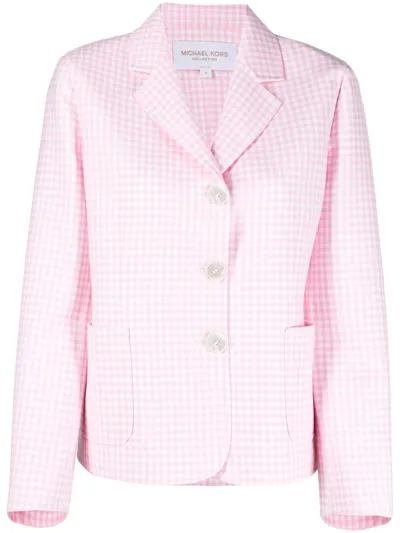 Michael Kors Single-breasted Blazer In Rosa