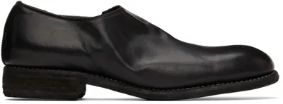 Guidi Black Leather 990e Loafers