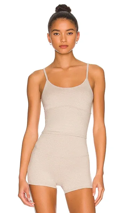 Wellbeing + Beingwell Loungewell Ripley Tank In Taupe