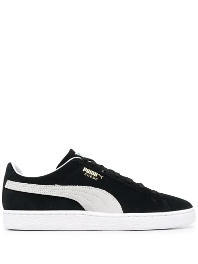 Puma Suede Classic Leather Sneakers In Black