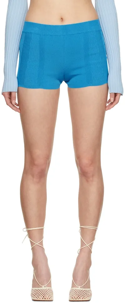 Jacquemus Ssense Exclusive Blue 'le Short Basgia' Shorts