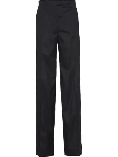 Prada Straight-leg Trousers In F0002 Nero