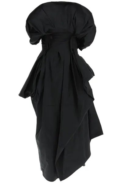 Sportmax Dress Gown Ramo In Black