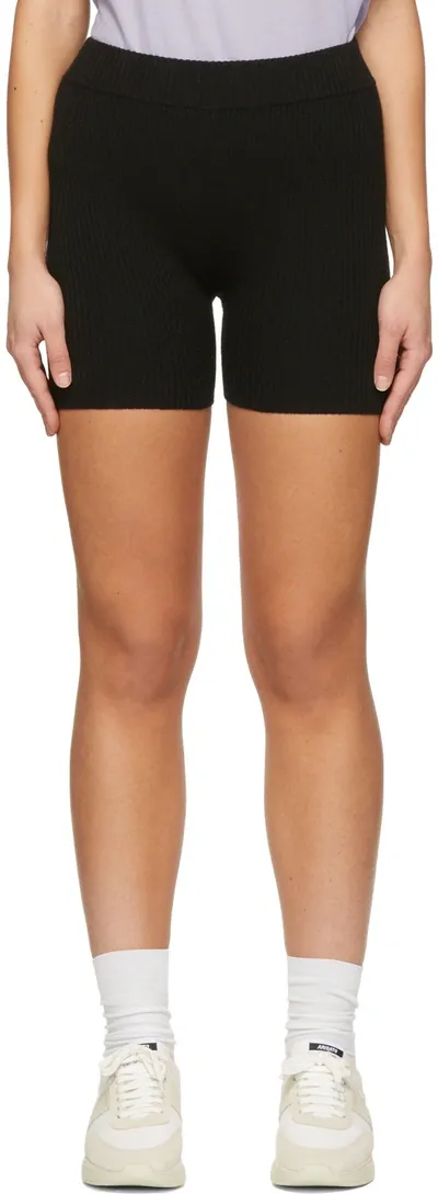 Axel Arigato Black Wool Shorts