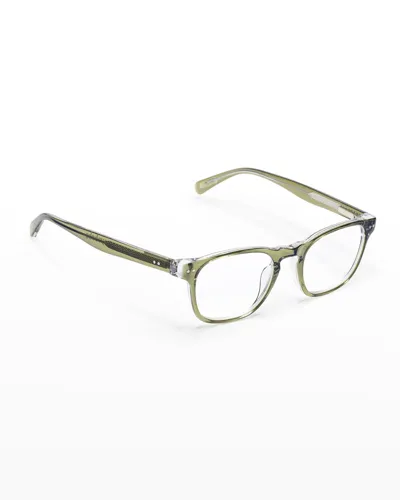 Eyebobs Old Sport Rectangular Acetate Readers In Gray