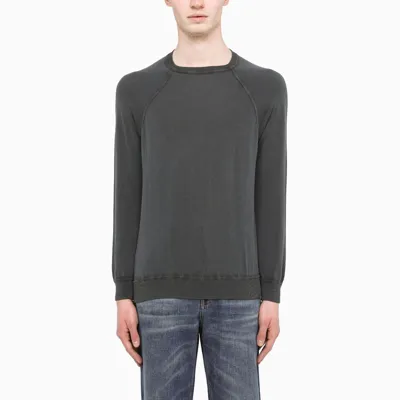 Drumohr Long Raglan Sleeves Sweater In Grey