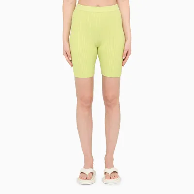 Samsã¸e Samsã¸e Green Ribbed Cycling Shorts