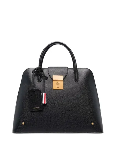 Thom Browne Mr. Thom Satchel Bag In Black