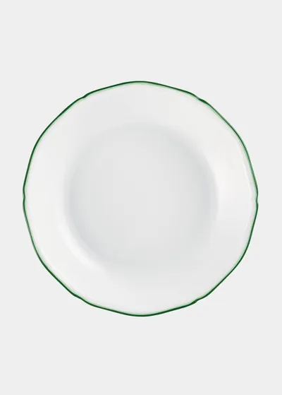 Raynaud Touraine Double Filet Green Coupe Soup Bowl