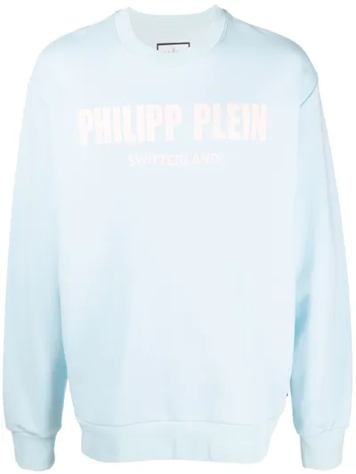 Philipp Plein Sweatshirt Ls  Tm In Blue