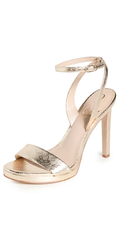 Sam Edelman Jade Sandals In Gold