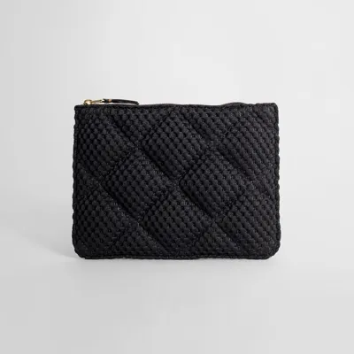 Comme Des Garçons Unisex Black Clutches & Pouches