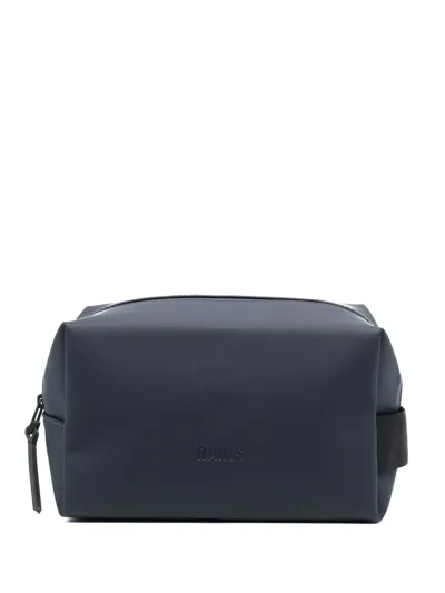 Rains Zip-up Wash Bag In Blau