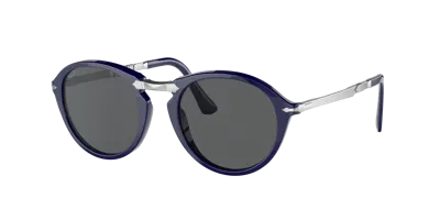 Persol Po3274s Blu Unisex Sunglasses In Dark Grey