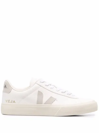 Veja Campo Leather-trim Low-top Sneakers Sneakers In White