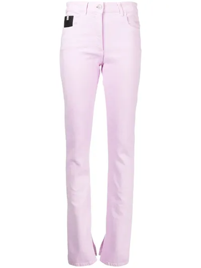 Alyx High-waisted Flared Jeans In Pink