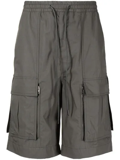 Juunj Juun J Pocket Detailed Drawstring Cargo Shorts In Green