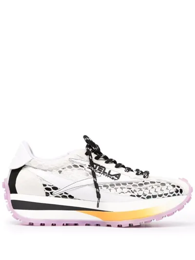 Stella Mccartney Reclypse Open Mesh Sneakers In White