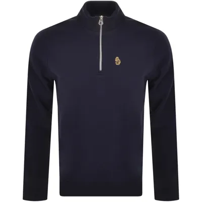 Luke 1977 Half Zip Sydney Sweatshirt Navy