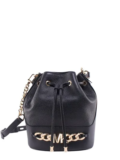 Michael Michael Kors Devon Medium Bucket Bag In Black