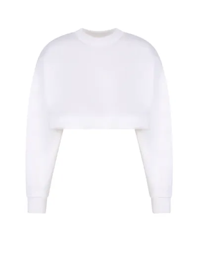 Alexander Mcqueen Cotton Sweatshirt - Atterley In White