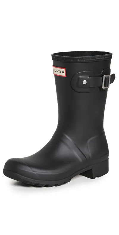 Hunter Original Tour Short Boots Black