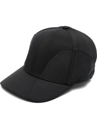 Heliot Emil Panelled Baseball Cap In Black