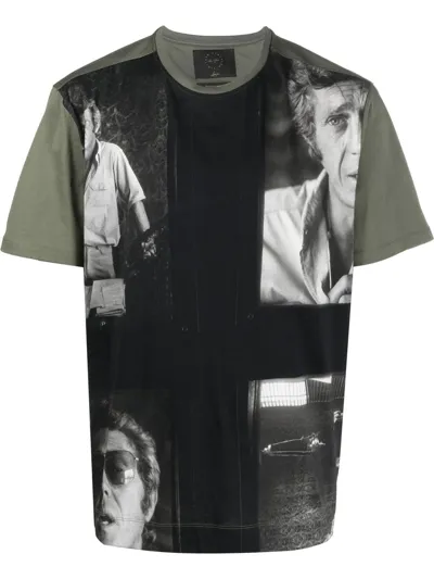 Limitato Photograph-print Cotton T-shirt In Green