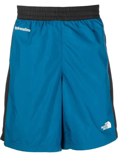 The North Face Hydrenaline Panelled Deck Shorts In Blue