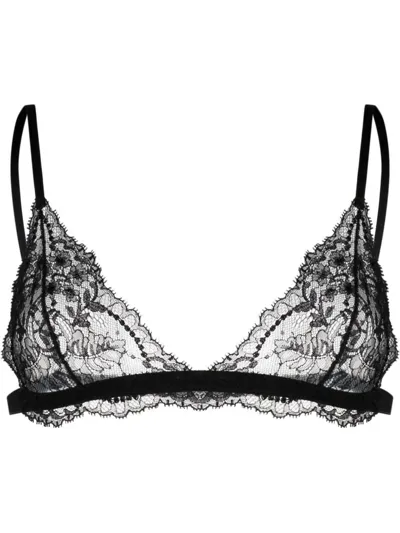 Dolce & Gabbana Dolce E Gabbana Womens Black Cotton Bra